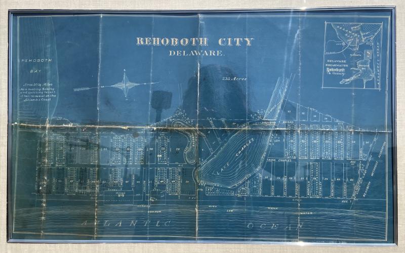 The name Rehoboth City predates Dewey Beach; Lake Charles is now called Silver Lake. ELLEN DRISCOLL PHOTO